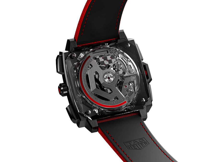 Часы TAG Heuer Monaco Split-seconds Chronograph CBW2181.FC8322 — титан, Швейцария