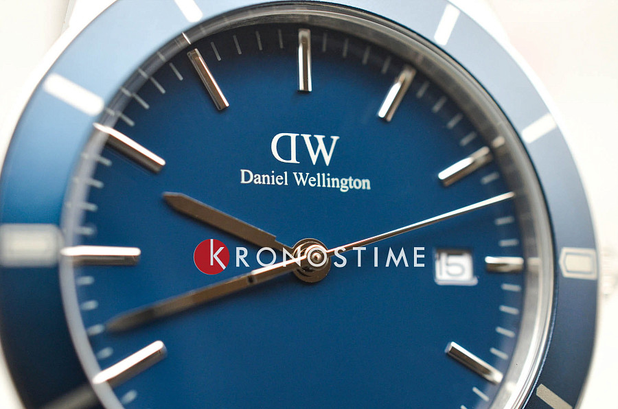 Часы Daniel Wellington Iconic Paradigma Link Blue Enamel Silver DW00100820 — нержавеющая сталь, мужские