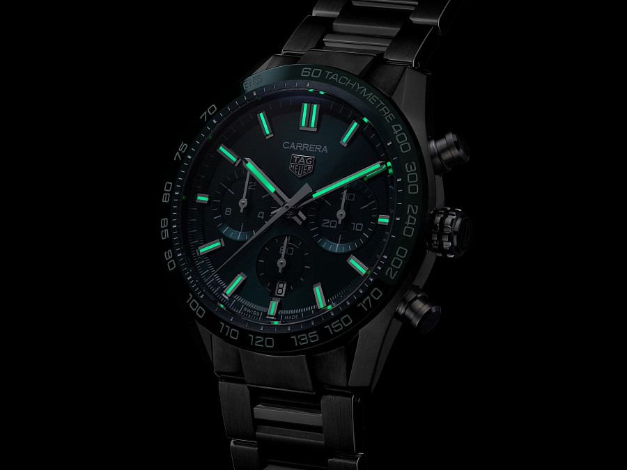 Часы TAG Heuer Carrera CBN2A1N.BA0643 — кожаный, мужские