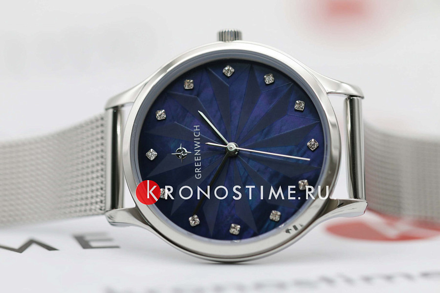 Часы Greenwich GW 341.19.56 — кварцевые, сталь металл