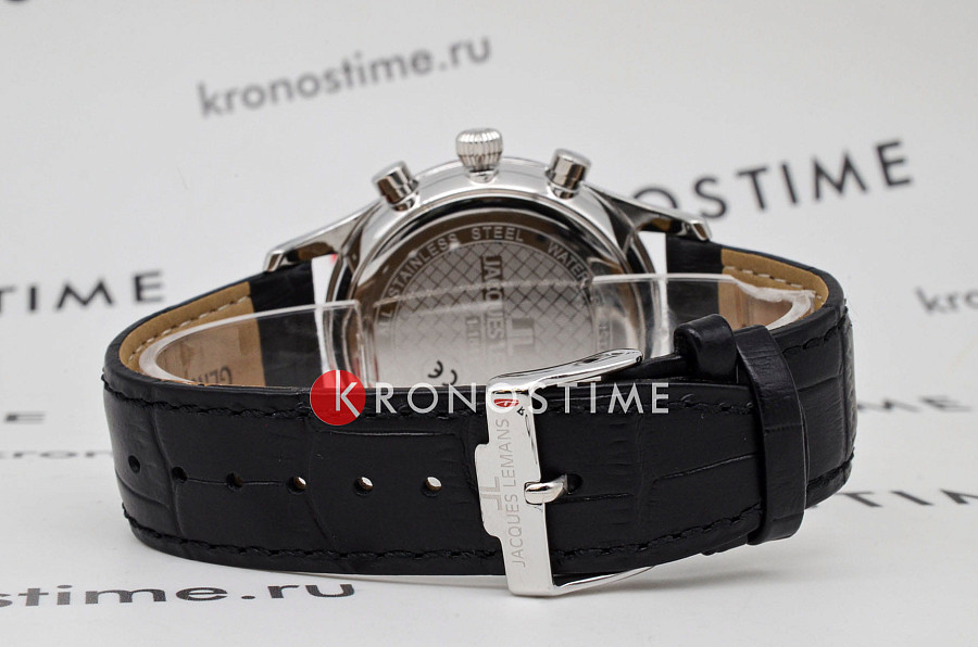 Часы Jacques Lemans London 1-1844ZM — кожаный, мужские