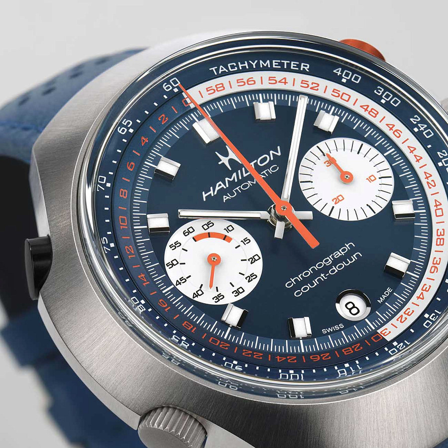 Часы Hamilton American Classic Chrono-Matic 50 H51606640 — кожаный, мужские