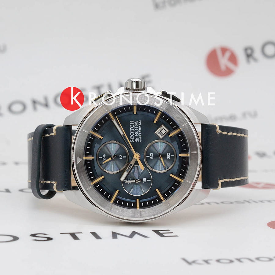 Часы Scotch&Soda SSM.109C — кварцевые, металл сталь