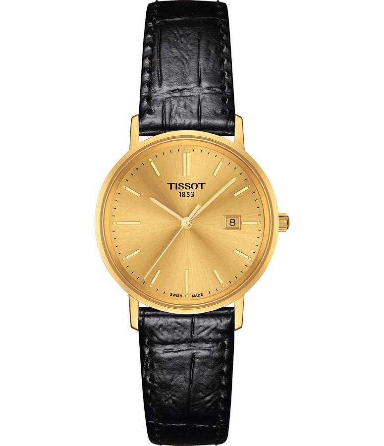 Часы Tissot Goldrun Sapphire Lady 18K Gold T922.210.16.021.00 — женские, шампань