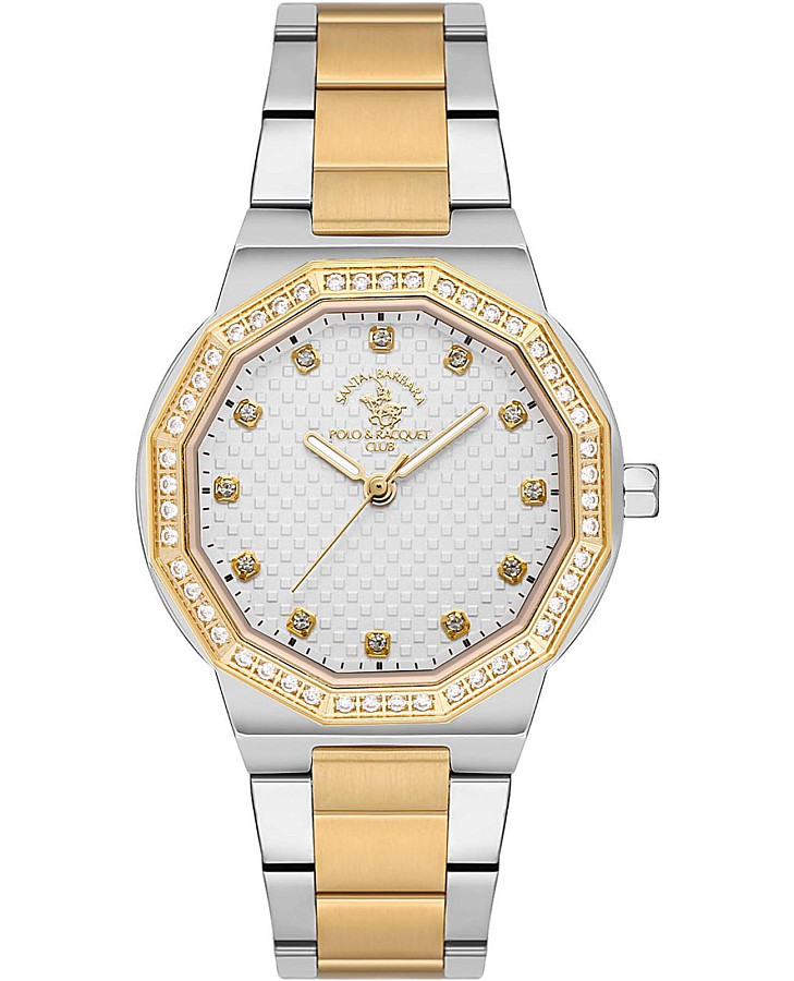 Часы Santa Barbara Polo & Racquet Club Unique SB.1.10552-3 — женские, белый