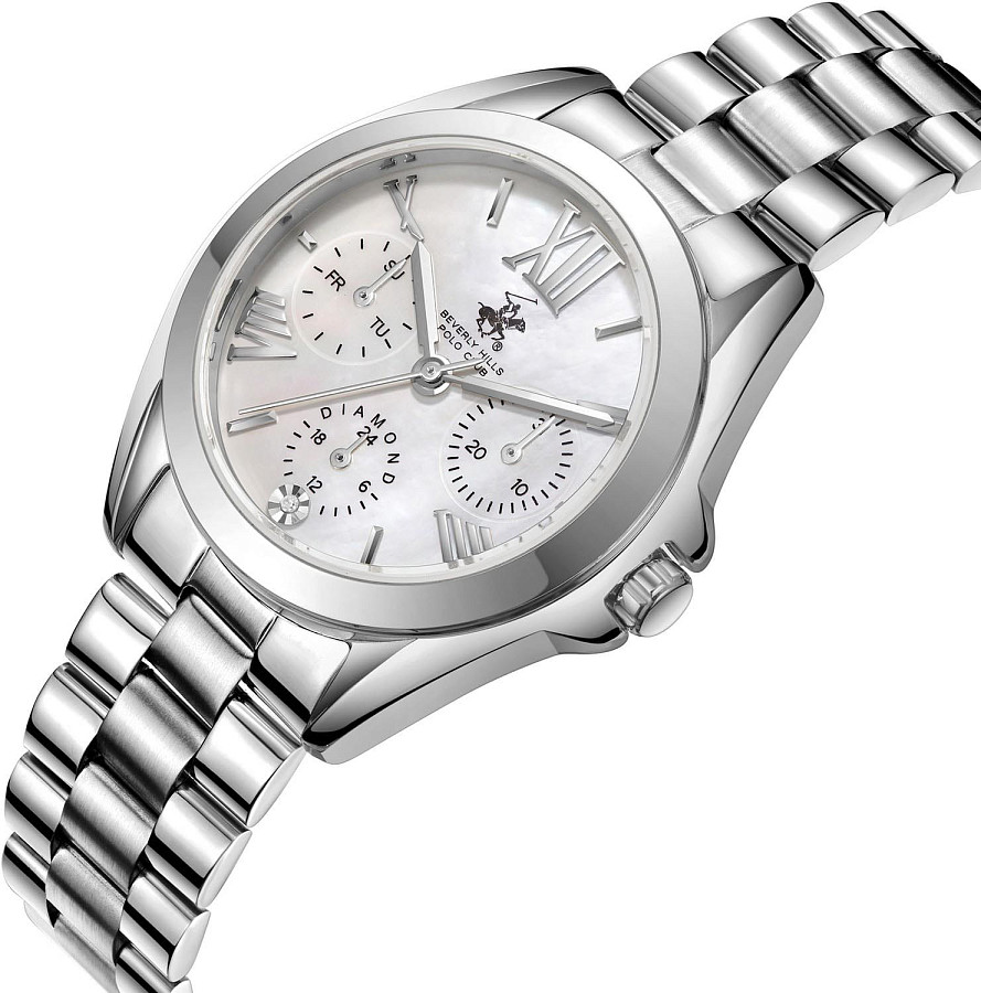Часы Beverly Hills Polo Club BP3653C.320 — кварцевые, сталь металл