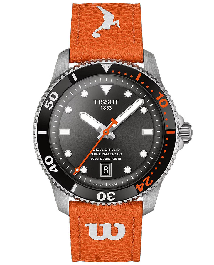 Часы Tissot Seastar 1000 Powermatic 80 T120.807.17.051.00 — мужские, черный
