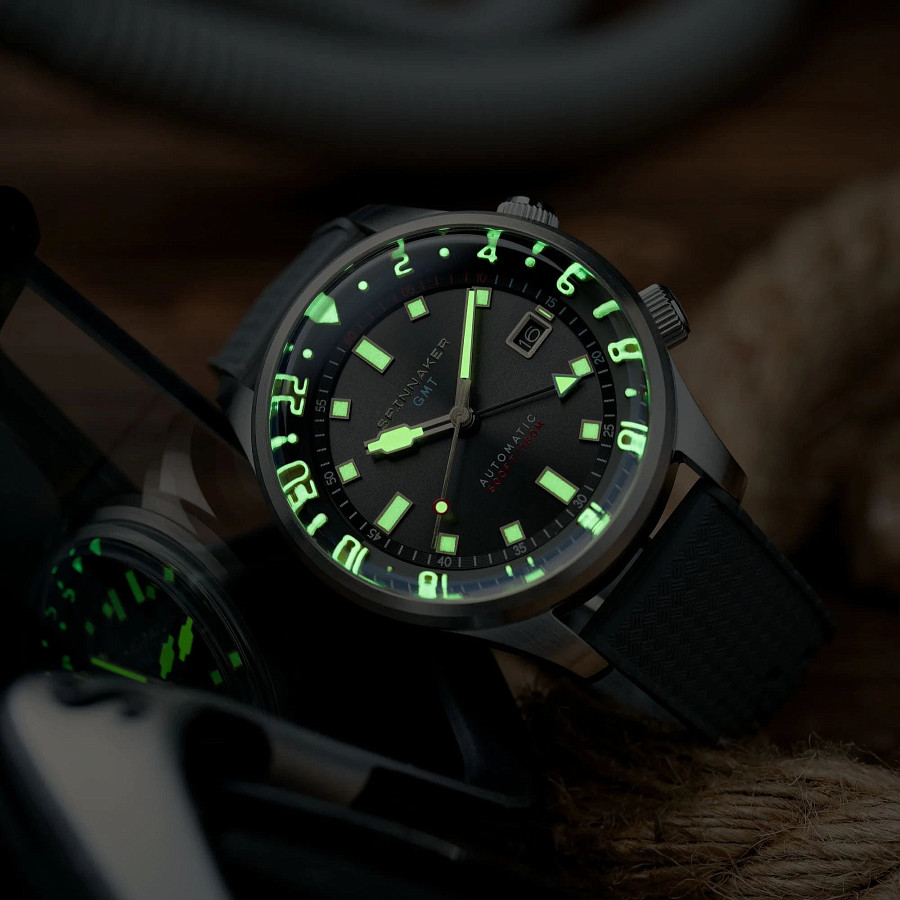 Часы Spinnaker Bradner Gmt Automatic SP-5121-33 — металл сталь, Англия