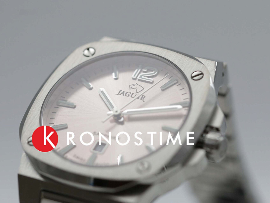 Часы Jaguar Rond Carre J1027/3 — кварцевые, сталь металл