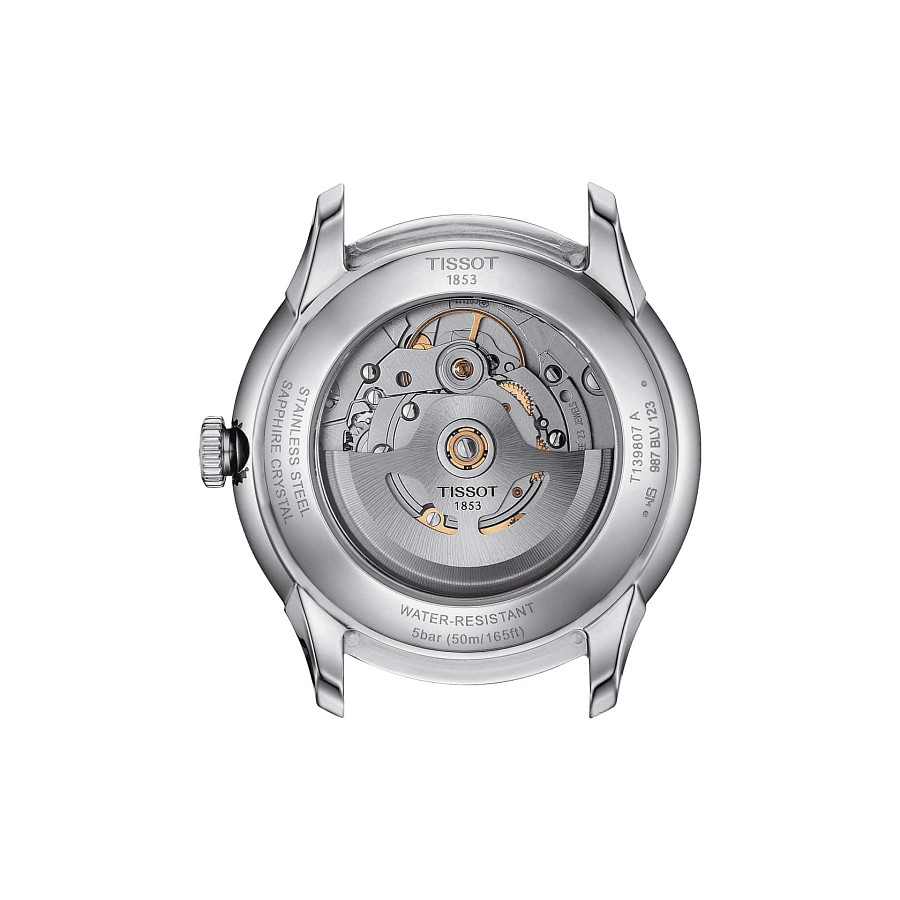 Часы Tissot Chemin des Tourelles Powermatic 80 T139.807.11.048.00 — механические, Швейцария, мужские