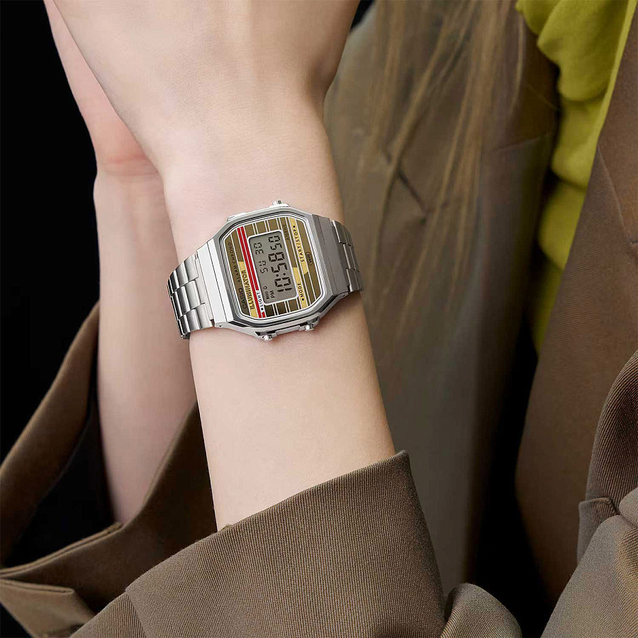 Часы Casio Vintage A168WEHA-9ADF (A168WEHA-9A) — кварцевые, пластик