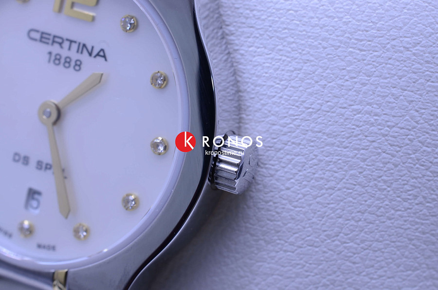 Часы Certina Lady Round C012.209.22.116.00 — кварцевые, Швейцария, женские