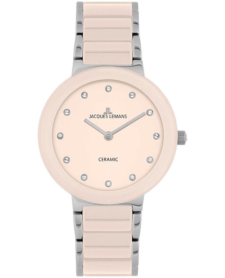 Часы Jacques Lemans High Tech Ceramic 42-7ZA — женские, розовый