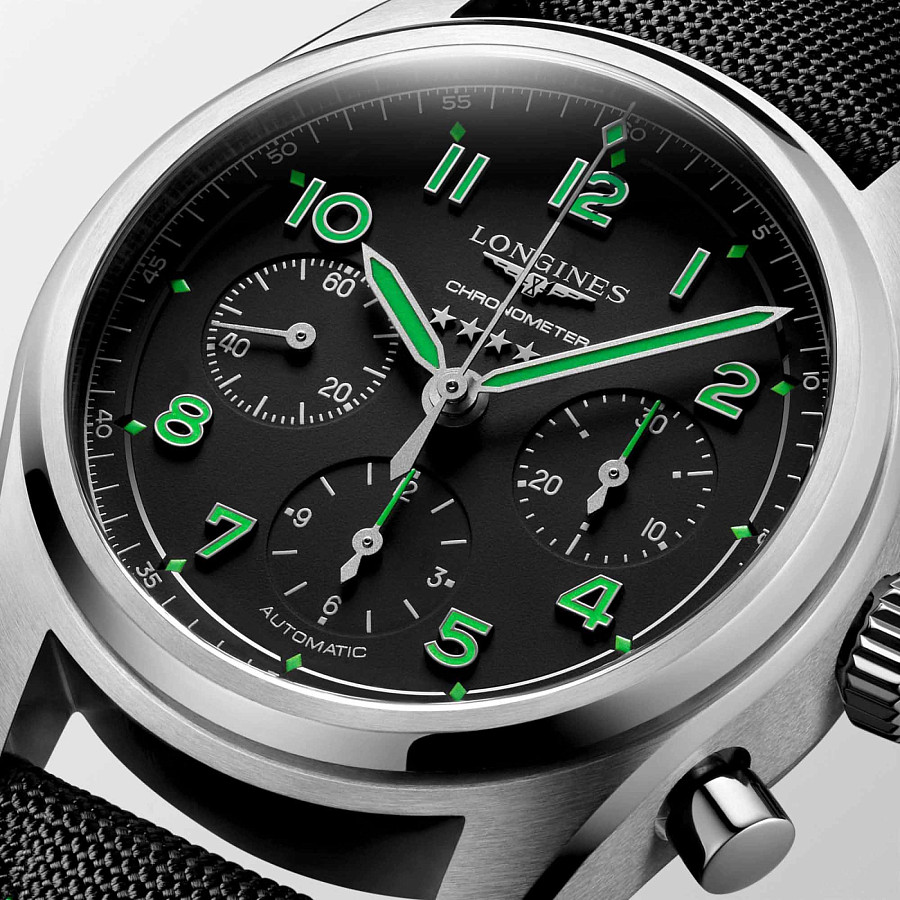 Часы Longines Spirit Pioneer Edition L3.829.1.53.2 — механические, Швейцария, мужские