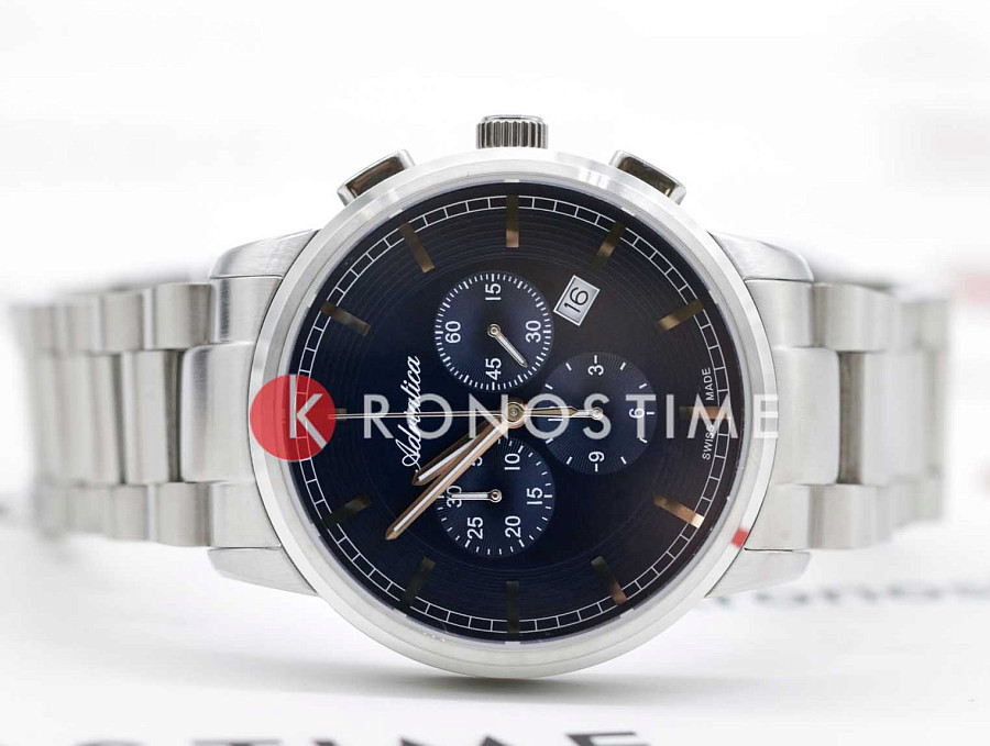 Часы Adriatica Chronographs A8307.5115CH — металл сталь, Швейцария