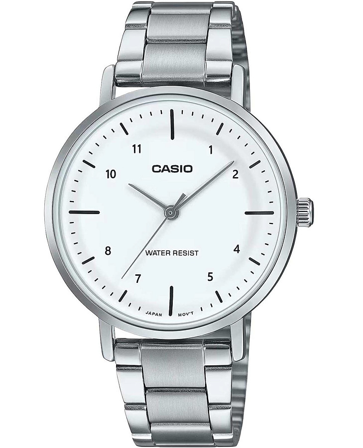 Часы Casio Collection Standard LTP-VT03D-7B — женские, белый