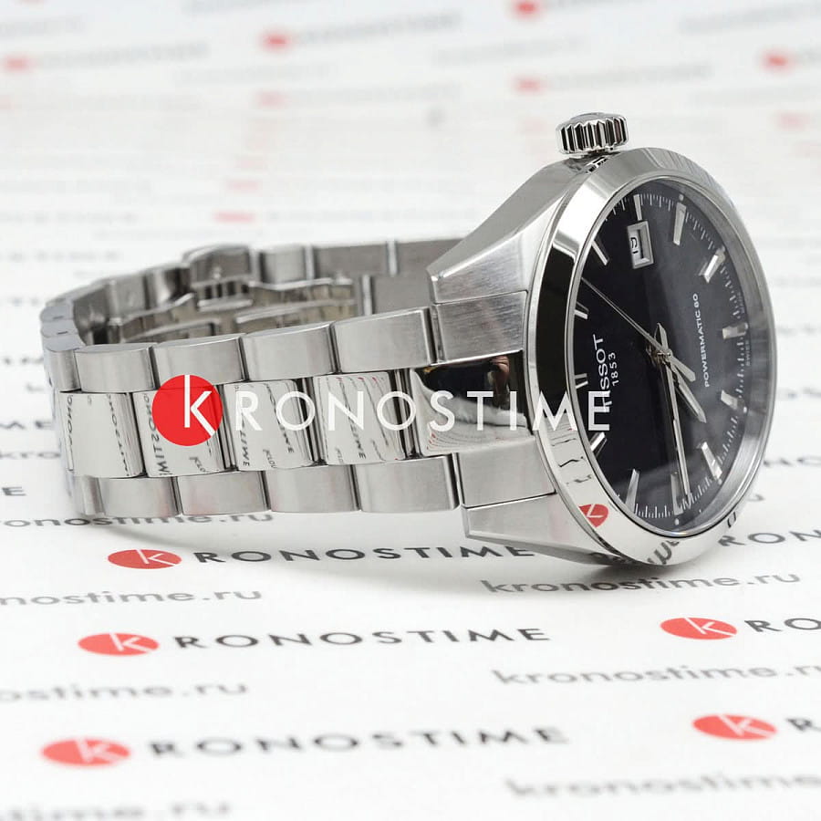 Часы Tissot Gentleman Powermatic 80 Silicium T165.807.11.051.00 — металл сталь, Швейцария