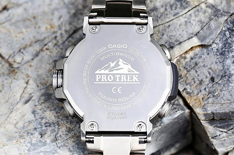 Часы Casio Pro Trek PRW-60T-7A — титановый, мужские