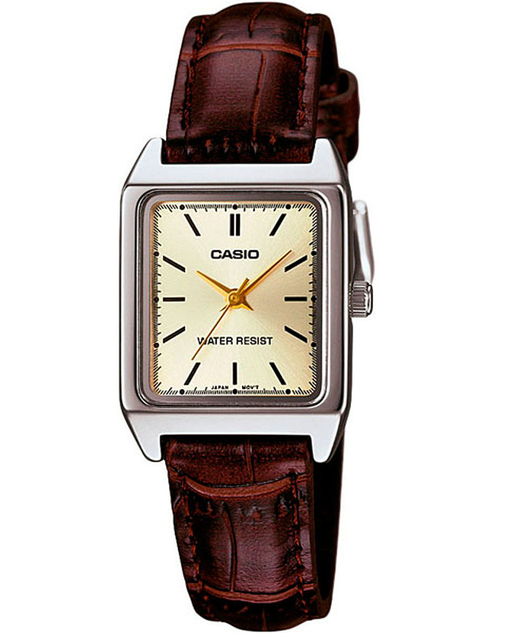Часы Casio Collection Standard LTP-V007L-9E — женские, шампань