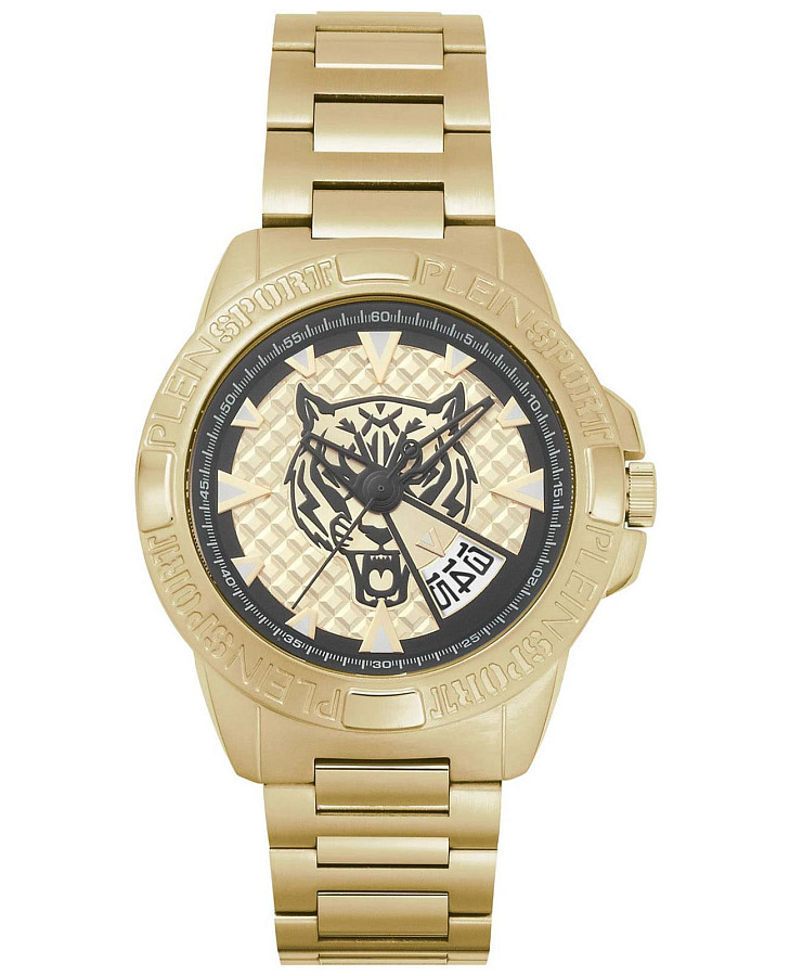 Часы Plein Sport Touchdown PSFBA1123 — мужские, золотой