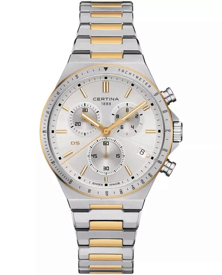 Часы Certina DS-7 Chronograph C043.417.22.031.00 — мужские, серебристый