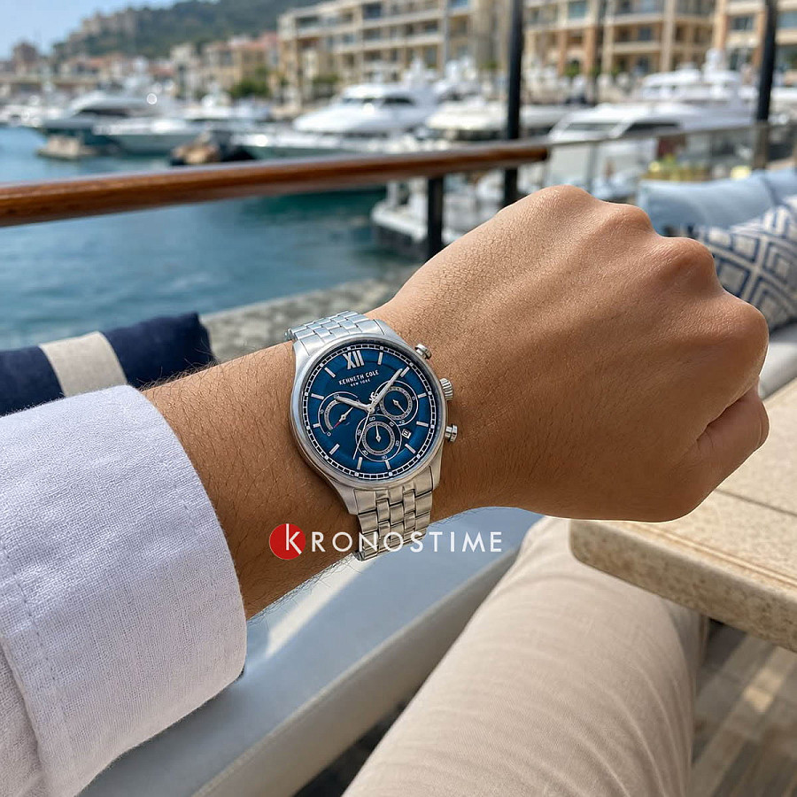 Часы Kenneth Cole KCWGI0099701 — нержавеющая сталь, мужские