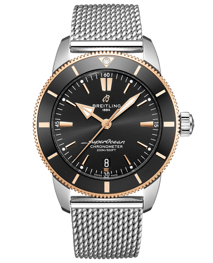 Часы Breitling Superocean Heritage B20 Automatic 44 UB2030121B1A1 — мужские, черный