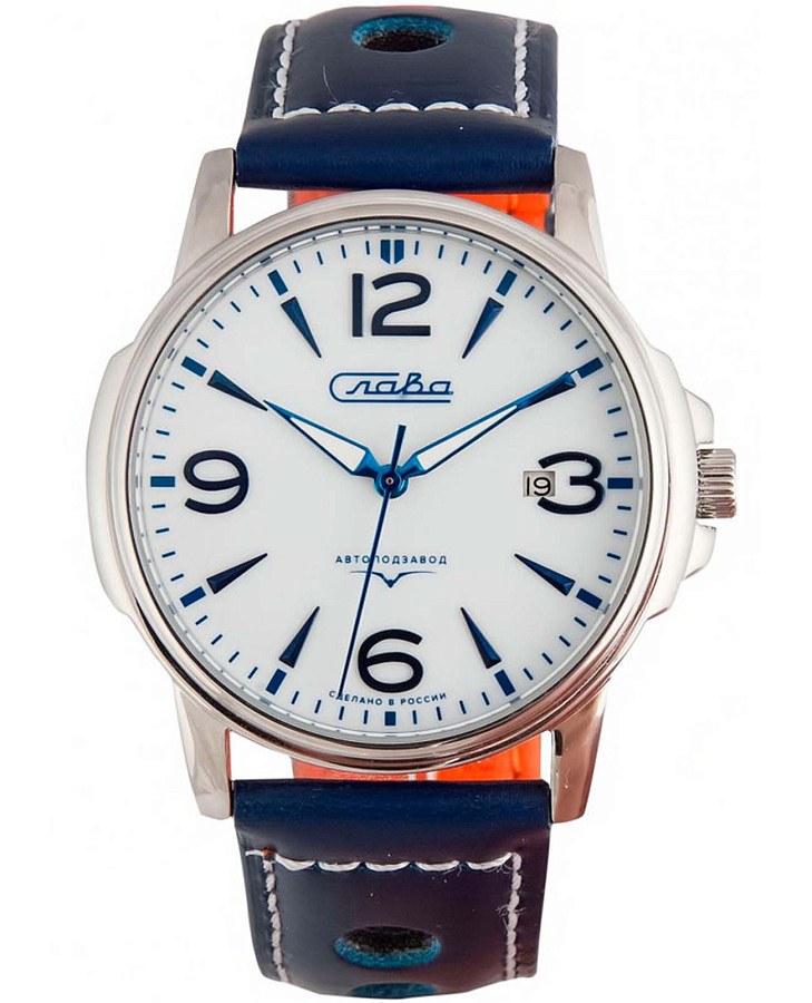 Часы Слава Традиция 2390491/300-1612 — мужские, белый