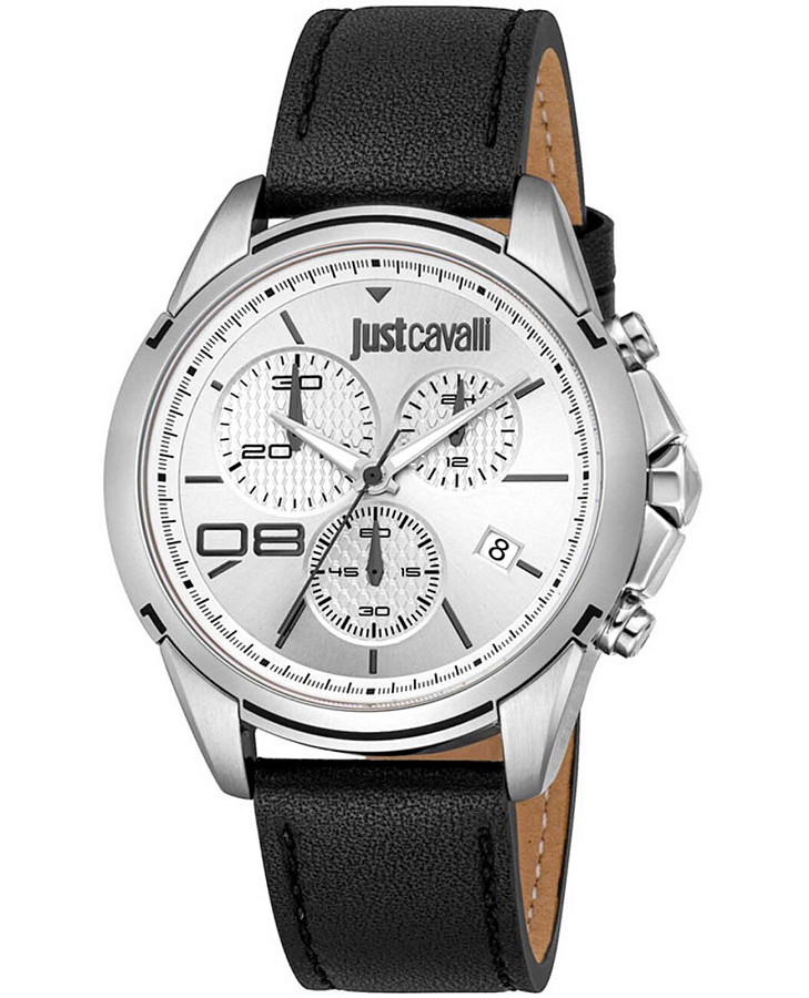 Часы Just Cavalli Cavaliere JC1G387L0015 — мужские, серебристый