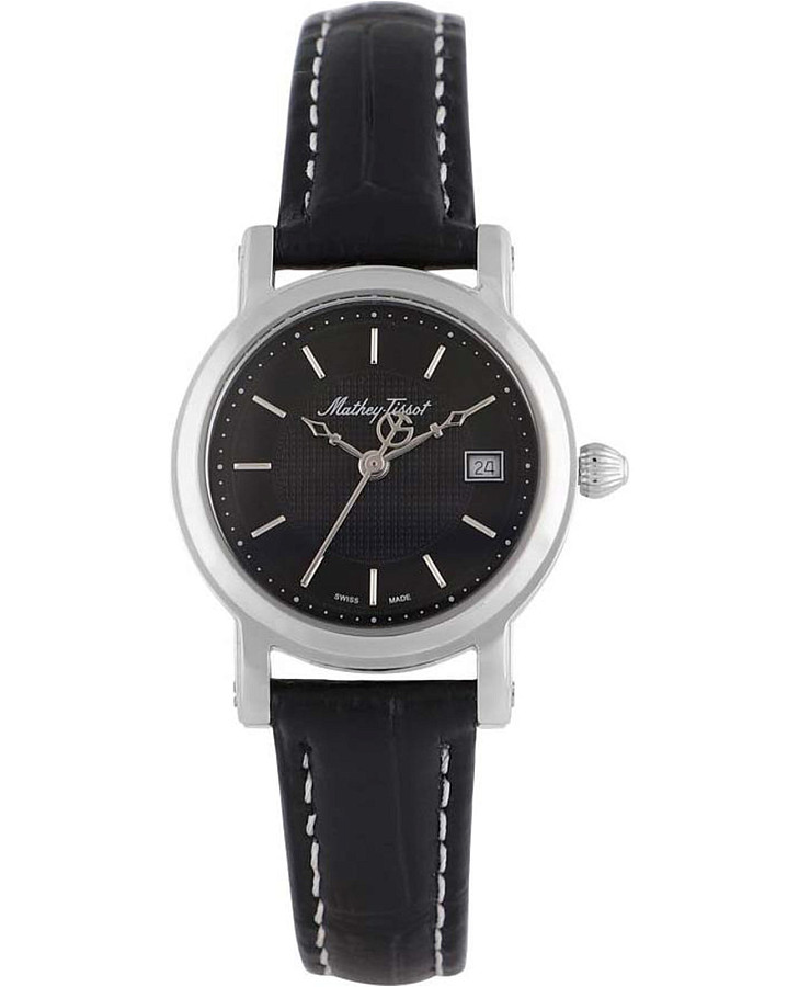 Часы Mathey-Tissot City Leather D31186AN — женские, черный