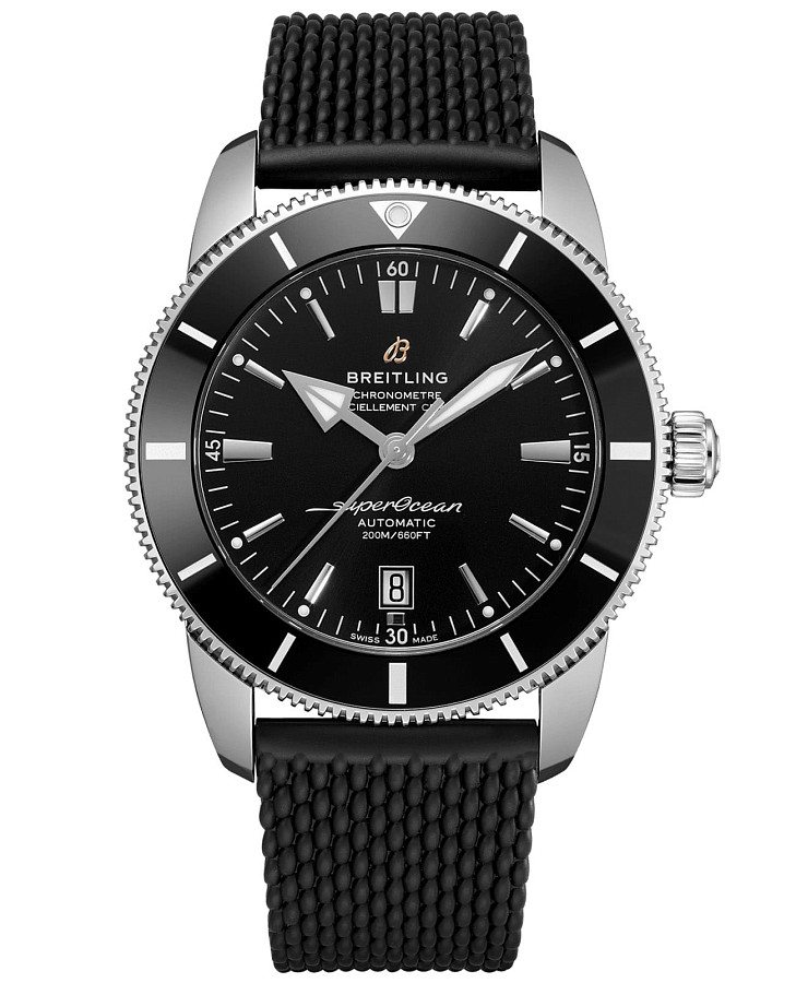 Часы Breitling Superocean Heritage B20 Automatic 46 AB2020121B1S1 — мужские, черный