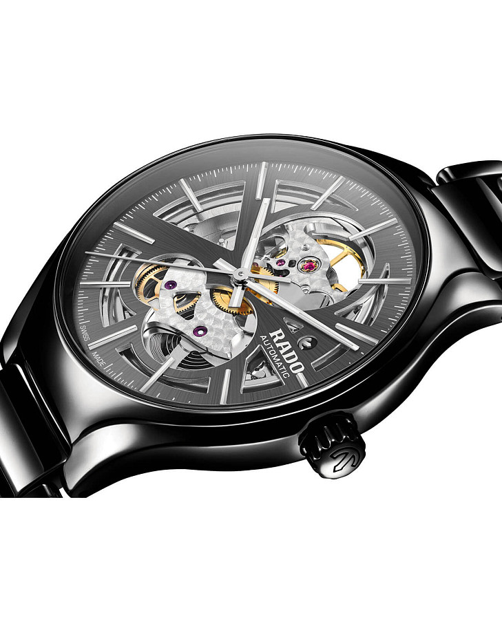Часы Rado True Automatic Open Heart R27100112 — механические, керамика