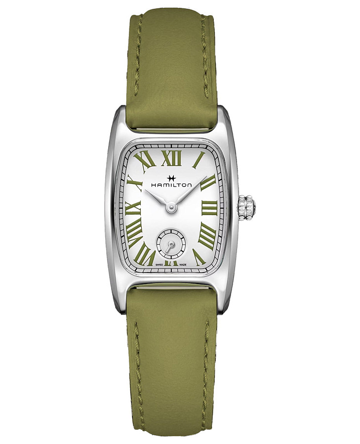 Часы Hamilton American Classic Boulton Small Second Quartz H13321813 — женские, белый