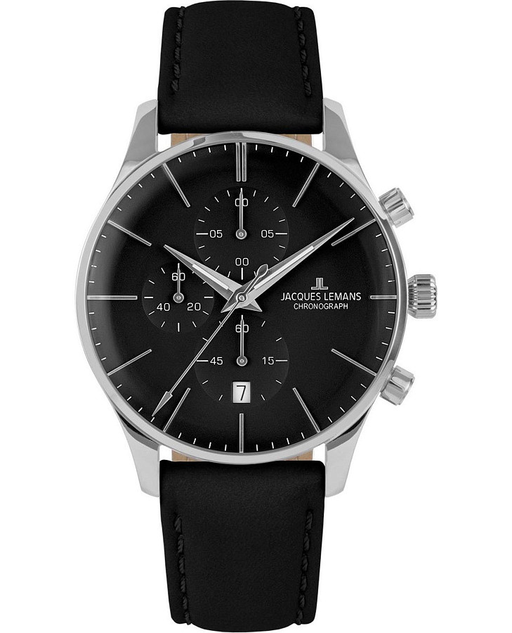 Часы Jacques Lemans London 1-2163A — мужские, черный