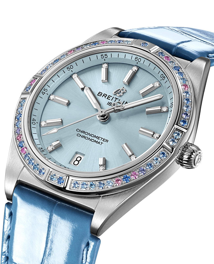 Часы Breitling Chronomat Automatic 36 South Sea G10380611C1P1 — механические, металл сталь