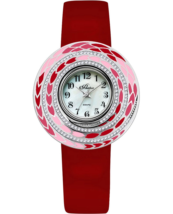 Часы УЧЗ Flora 1143S9-B6L2 Василина-3 — женские, перламутровый
