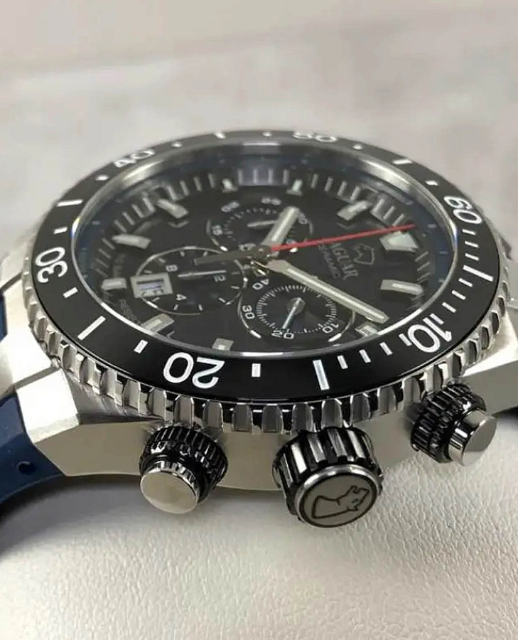 Часы Jaguar Ceramic J1021/1 — кварцевые, металл сталь