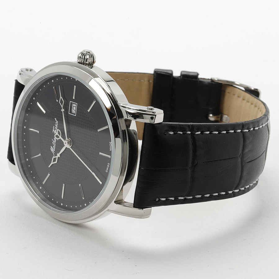 Часы Mathey-Tissot City Leather HB611251AN — кожаный, мужские