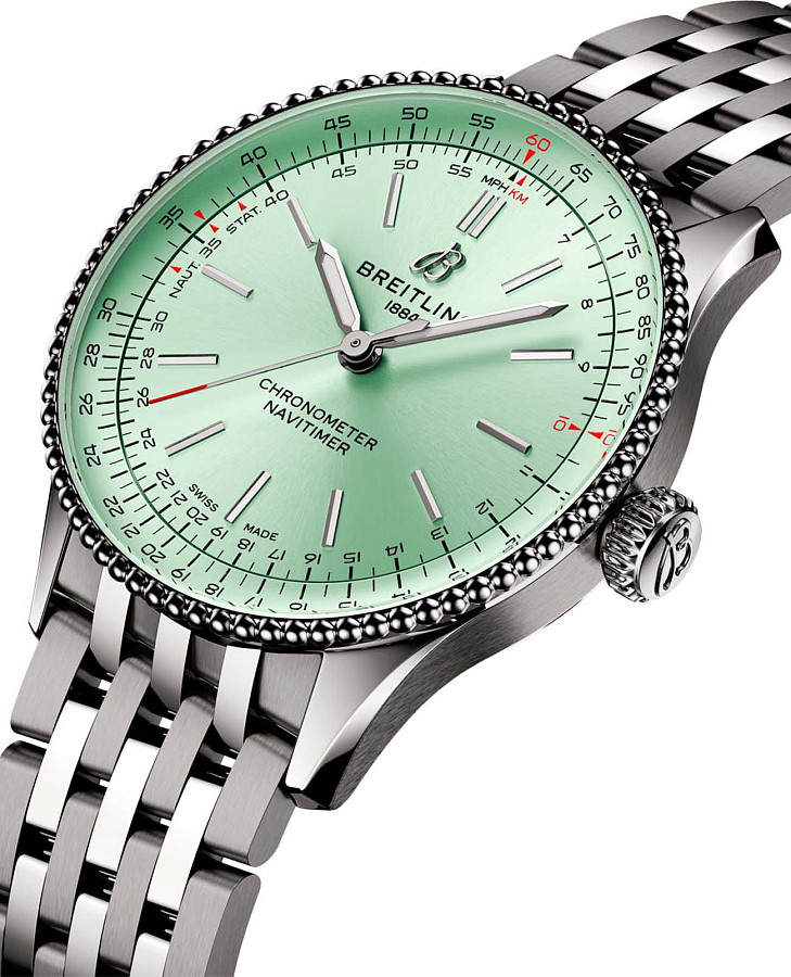 Часы Breitling Navitimer Automatic 36 A17327361L1A1 — механические, сталь металл
