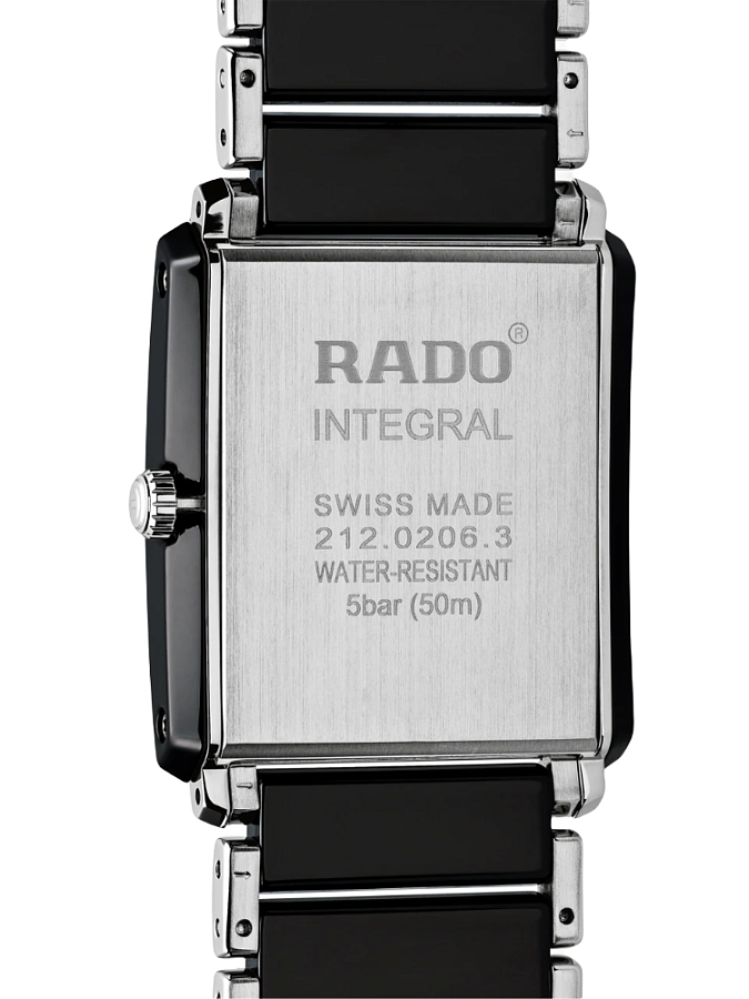 Часы Rado Integral Diamonds R20206712 — кварцевые, керамика металл сталь