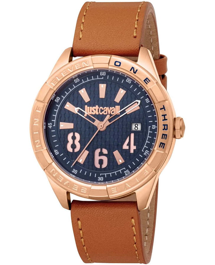 Часы Just Cavalli Cavaliere JC1G342L0035 — мужские, синий