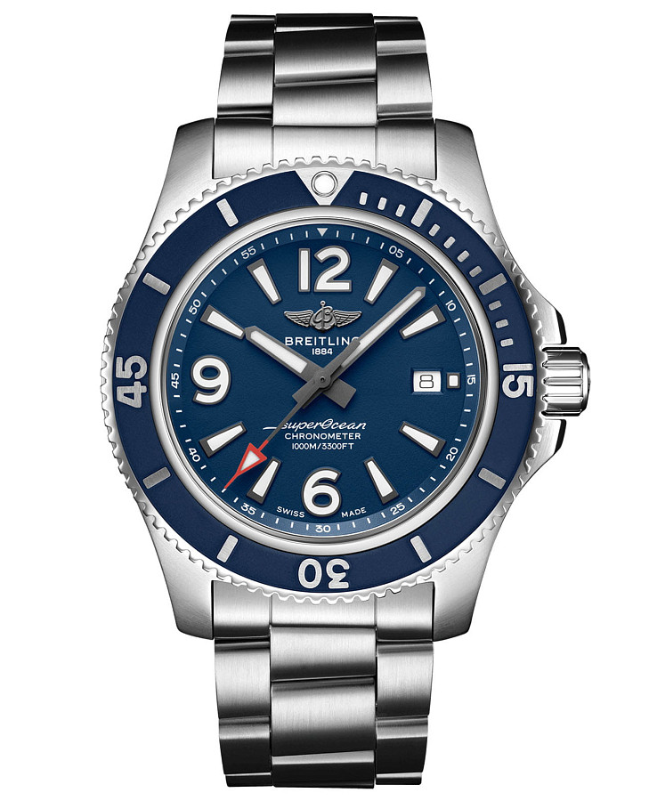 Часы Breitling Superocean Automatic 44 A17367D81C1A1 — мужские, синий