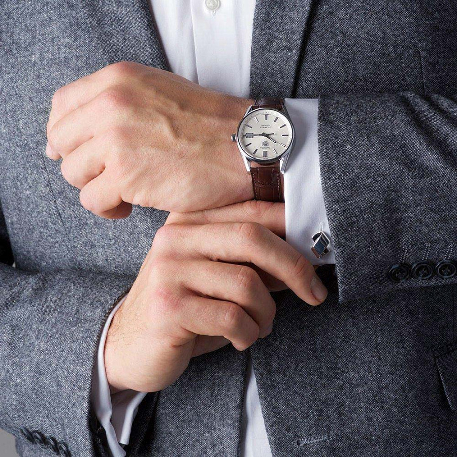Часы TAG Heuer Carrera WAR211B.FC6181 — серебристый, сталь металл