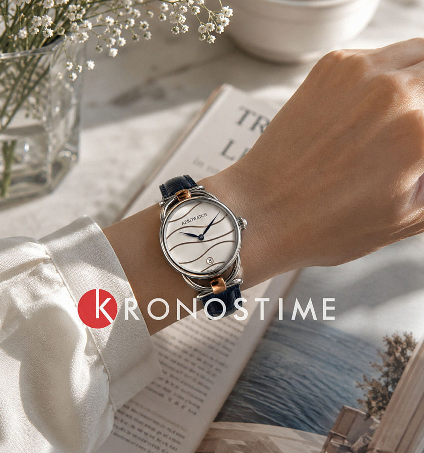 Часы Aerowatch Sensual 07977 BI04 — металл сталь, Швейцария