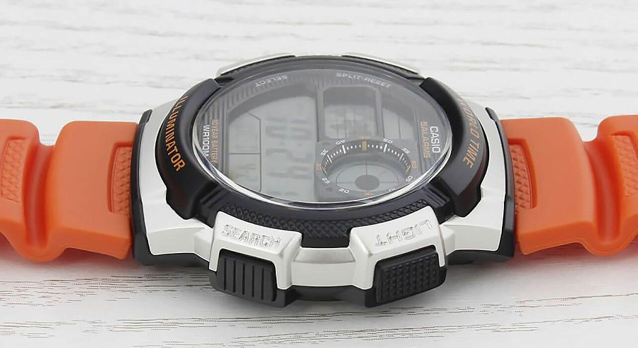 Часы Casio Collection AE-1000W-4BVDF (AE-1000W-4B) — кварцевые, Япония, мужские
