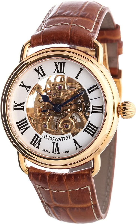 Часы Aerowatch 1942 60900 RO14 — механические, металл сталь