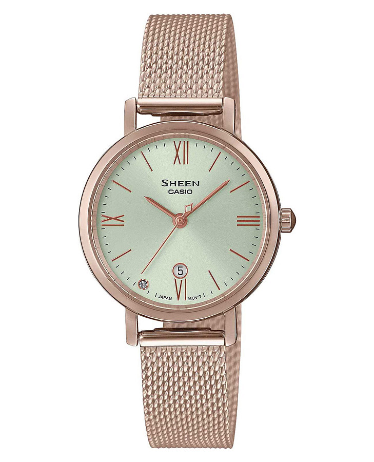 Часы Casio Sheen SHE-4540CM-3AUDF — женские, перламутровый