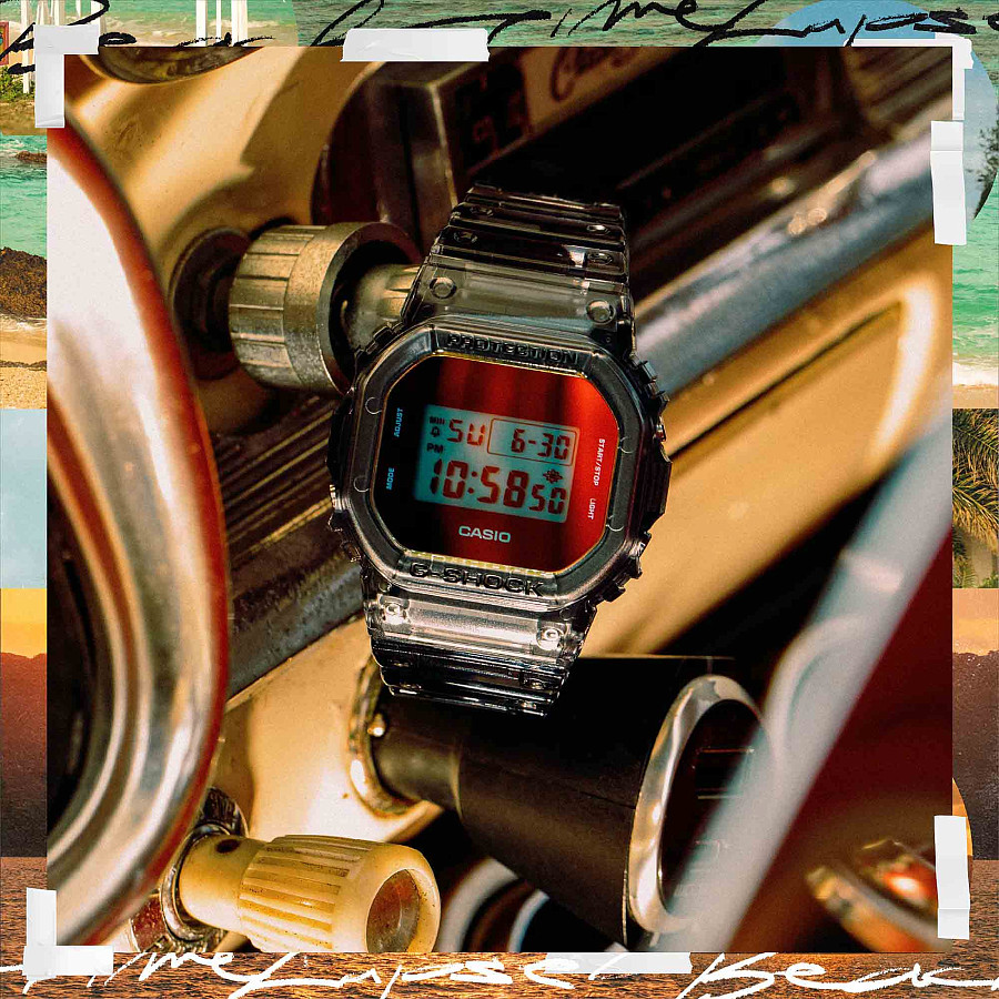 Часы Casio G-Shock DW-5600TLS-8DR (DW-5600TLS-8) — пластик, мужские