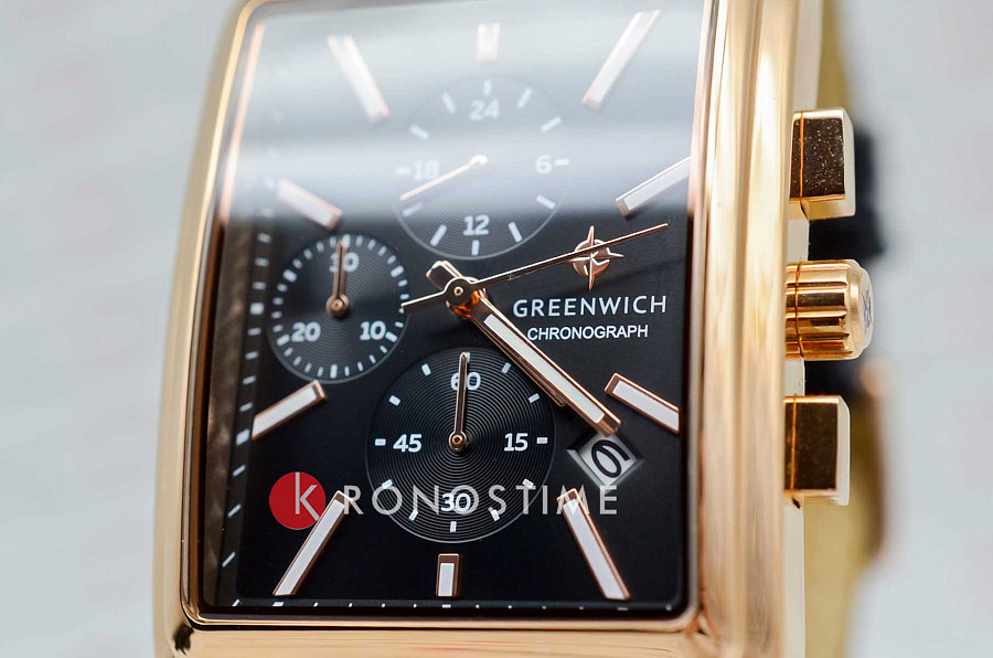 Часы Greenwich Galeon Chrono GW 553.41.11 — кожаный, мужские