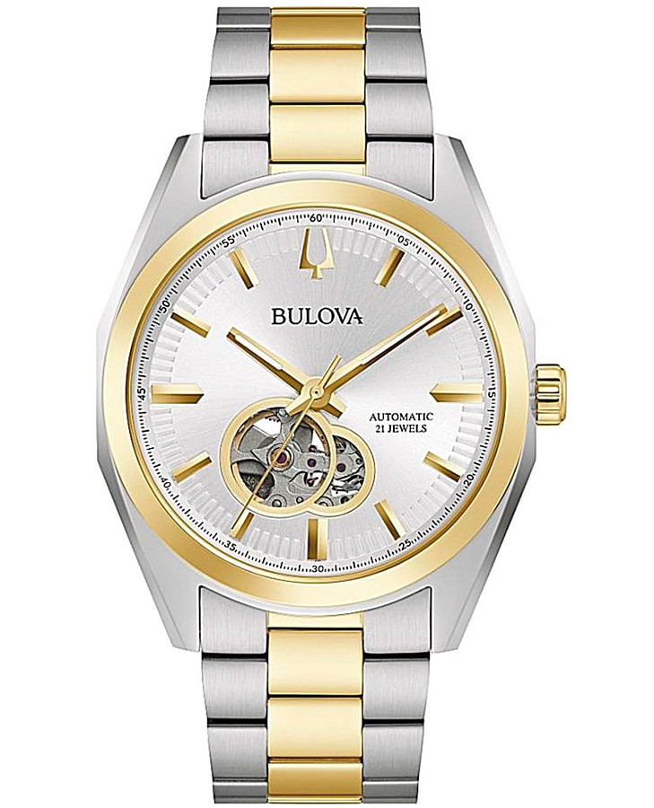 Часы Bulova Surveyor 98A284 — мужские, серебристый